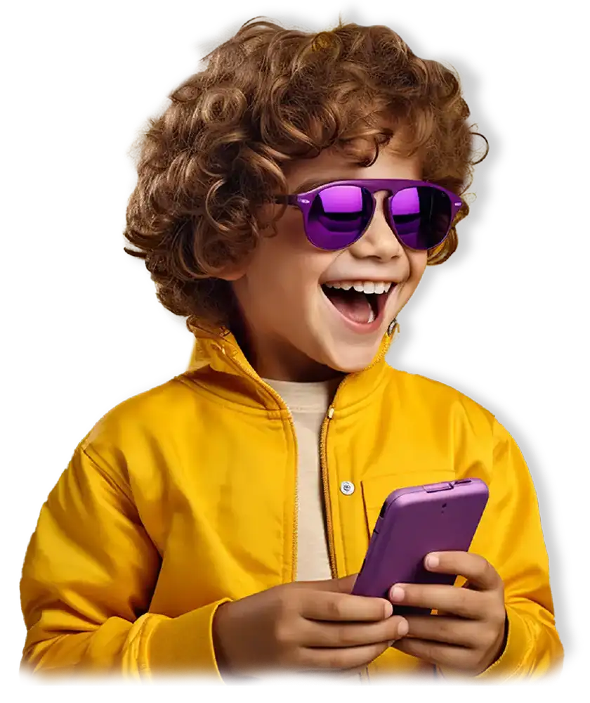 Niño sonriendo summer de inglés